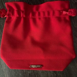 Giorgio Armani Beauty Bag set - Red and Black beauty bags.